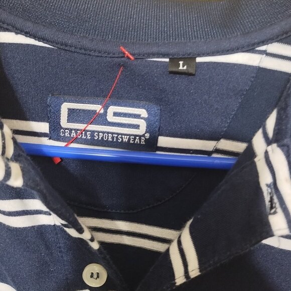 Cradle Sportswear Xavier Musketeers Short Sleeve Performance Polo L - Picture 3 of 4